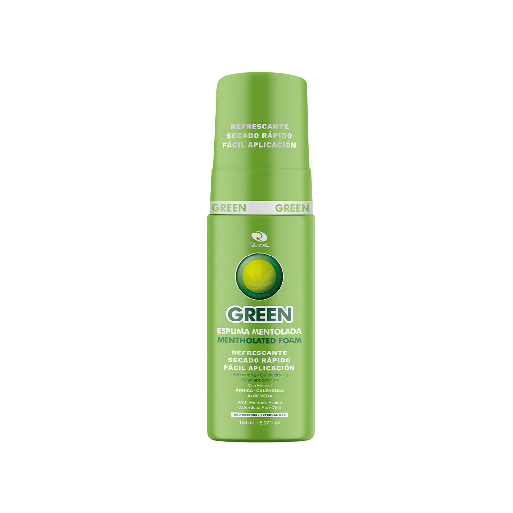 Espuma Mentolada Green x 150 ml